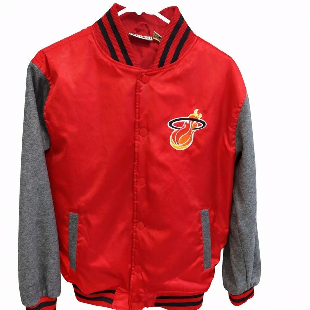 NBA Miami Heat Jacket Hardwood Classics Boys X-Large